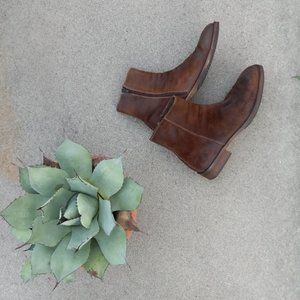 Gordon Rush Luxury Artisan Suede Boots Made in Italy Size 9.5